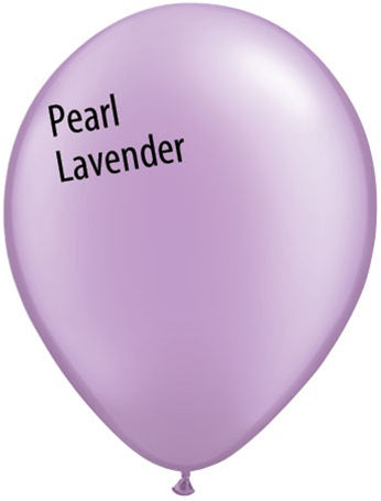 11in Pearl Lavender Latex Balloons