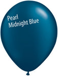 5in Pearl Midnight Blue Latex Balloons