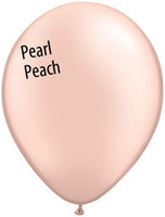 11in Pearl Peach Latex Balloons