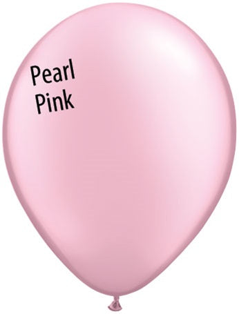 5in Pearl Pink Latex Balloons