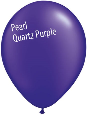 5in Pearl Quartz Purple Latex Balloons