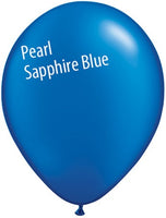 11in Pearl Sapphire Blue Latex Balloons