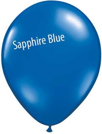 5in Sapphire Blue Latex Balloons