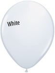 5in White Latex Balloons