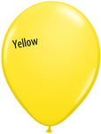 5in Yellow Latex Balloons