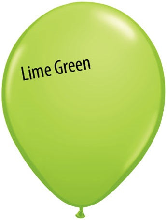 11in Lime Green Latex Balloons