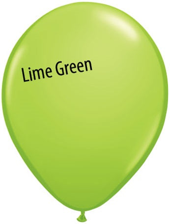 5in Lime Green Latex Balloons