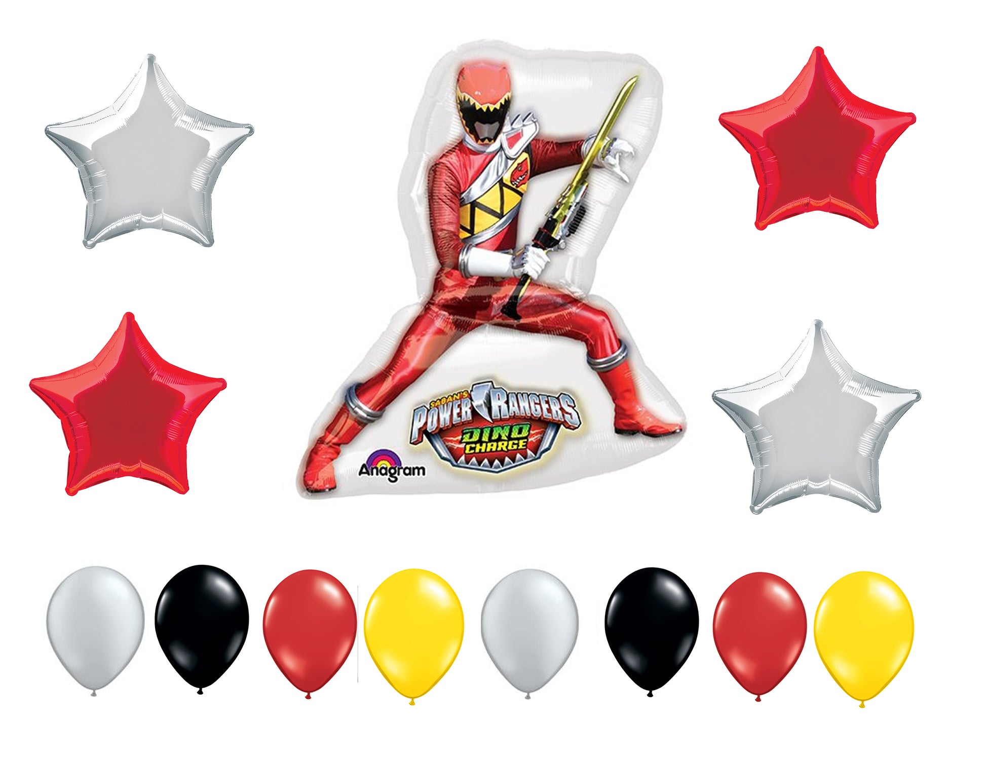 Power Rangers Dino Charge Balloon Bouquet
