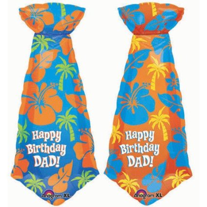 Happy Birthday Dad Tie Super Shape Balloon