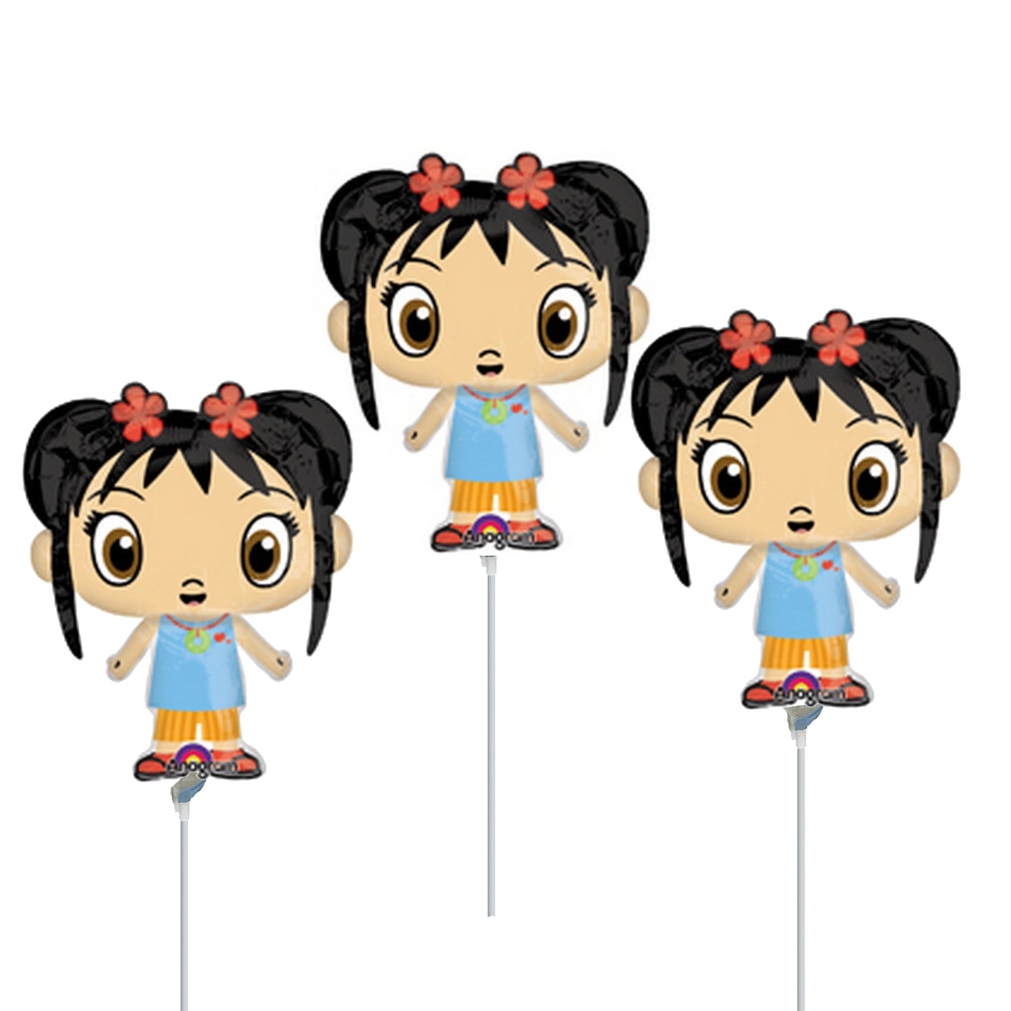 3 - 14" Ni Hao Kai-Lan Birthday Balloons