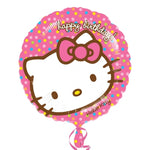 Hello Kitty Polka Dots Birthday Balloon