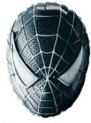 Black Spider-Man Mask Head Shape Balloon
