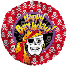Pirate Birthday Party Balloon