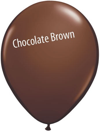 11in Chocolate Brown Latex Balloons