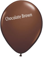 5in Chocolate Brown Latex Balloons