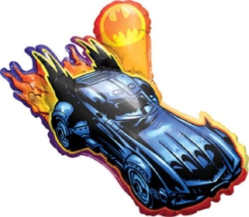 Jumbo Batman Batmobil Foil Balloon