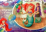 Little Mermaid Ariel 53" Airwalker Birthday Balloon