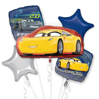 Disney Cars Cruz Jackson Birthday Balloons Bouquet 5pc