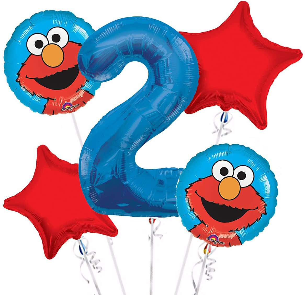 Elmo Birthday Balloon Bouquet