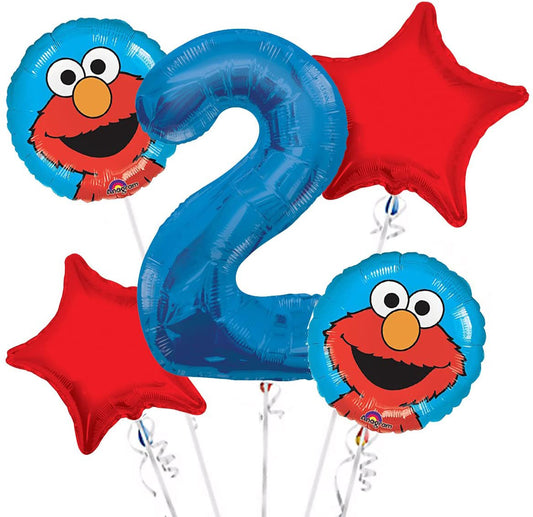 Elmo Birthday Balloon Bouquet