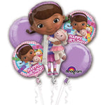 Doc McStuffins Birthday Balloon Bouquet 5pc