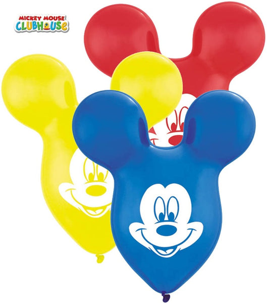 15 inch Disney Mickey Mouse Ears Latex Balloons