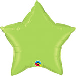 Lime Green Star Balloon