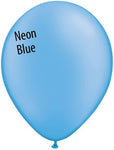 11in Neon Blue Latex Balloons