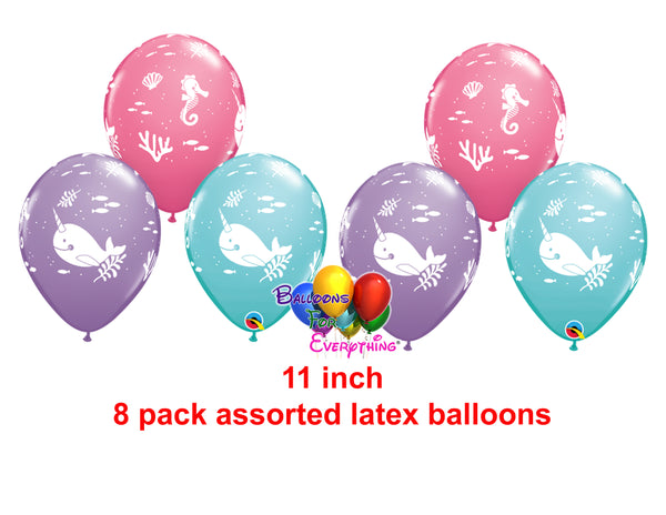 Fun under the sea party latex balloons