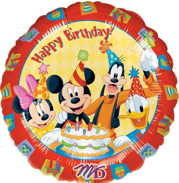 Disney Mickey Mouse and Pals Happy Birthday Balloon