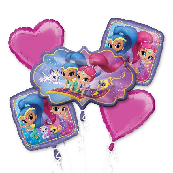 Shimmer and Shine Birthday Balloon Bouquet
