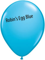 11in Robin's Egg Blue Latex Balloons