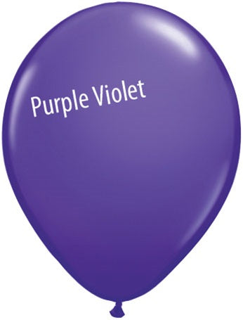 11in Purple Violet Latex Balloons