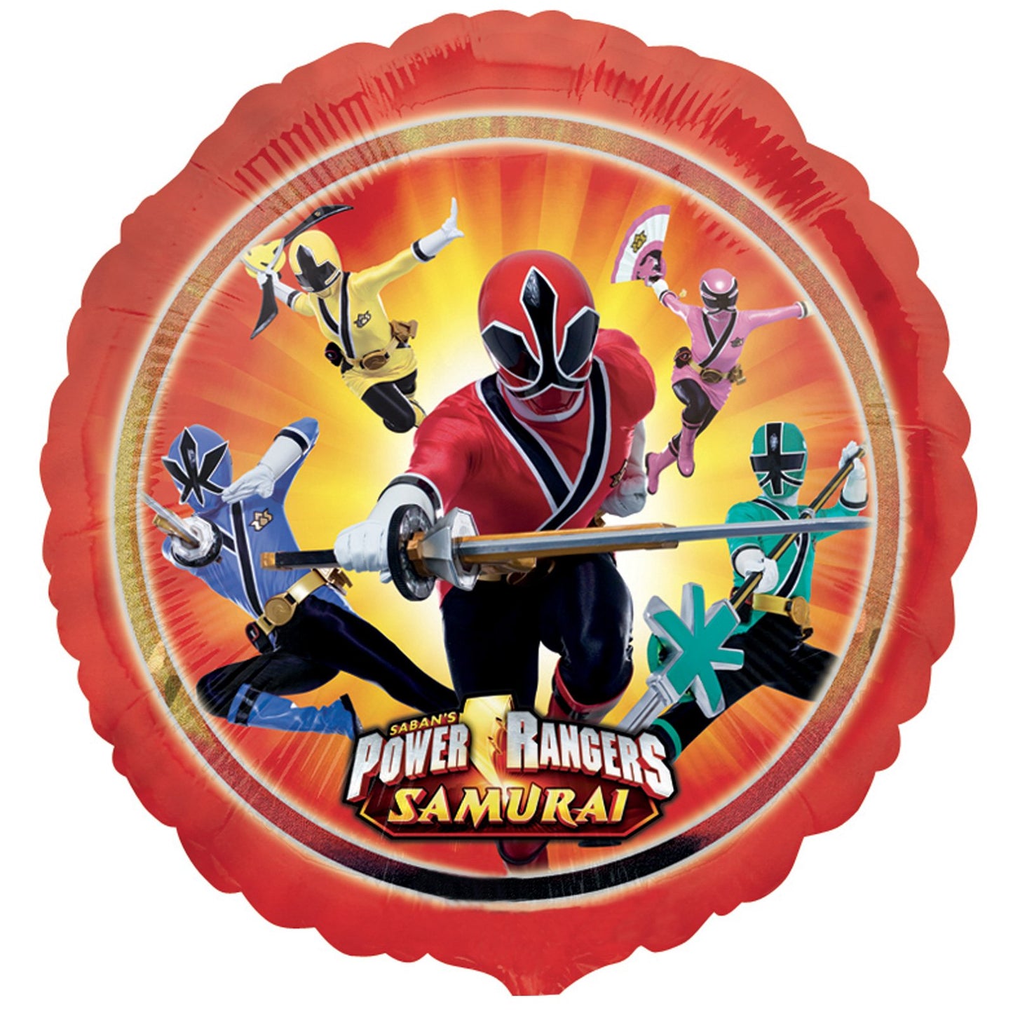 Power Rangers Samurai Birthday Balloon
