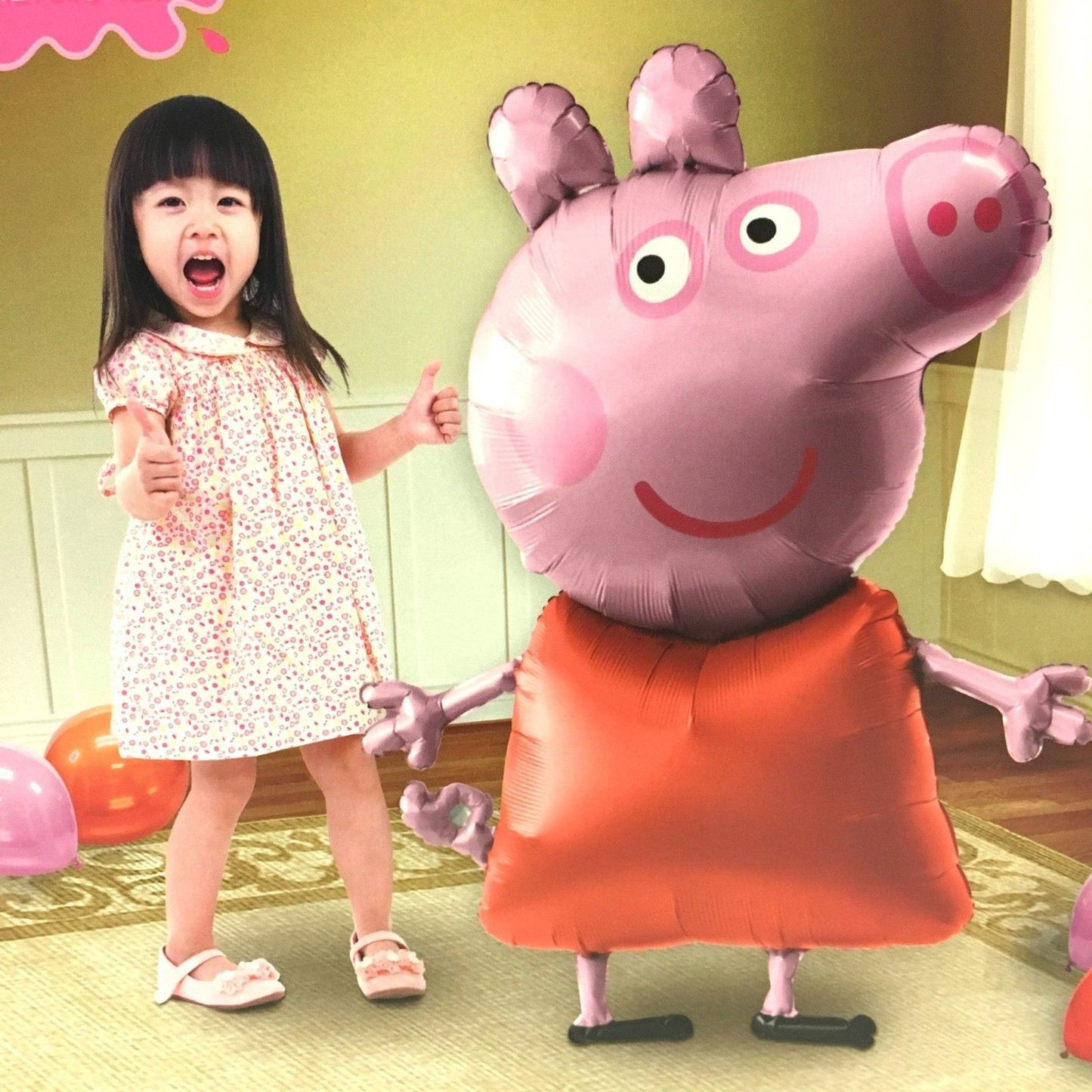Peppa Pig 48" Airwalker Birthday Balloon