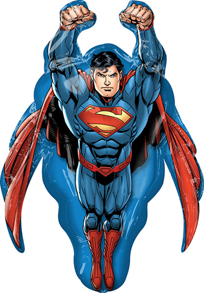 Giant Superman Birthday Balloon