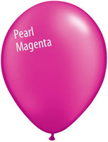 11in Pearl Magenta Latex Balloons