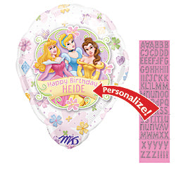 Disney Princess PERSONALIZE Birthday Balloon