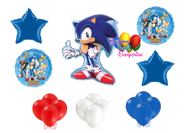 Sega Sonic the Hedgehog Birthday Party Balloons