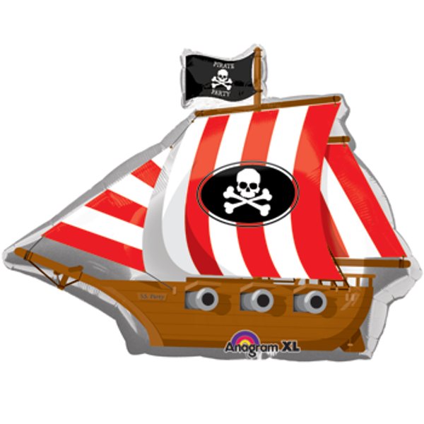 Pirate Ship Jumbo Party Balloon