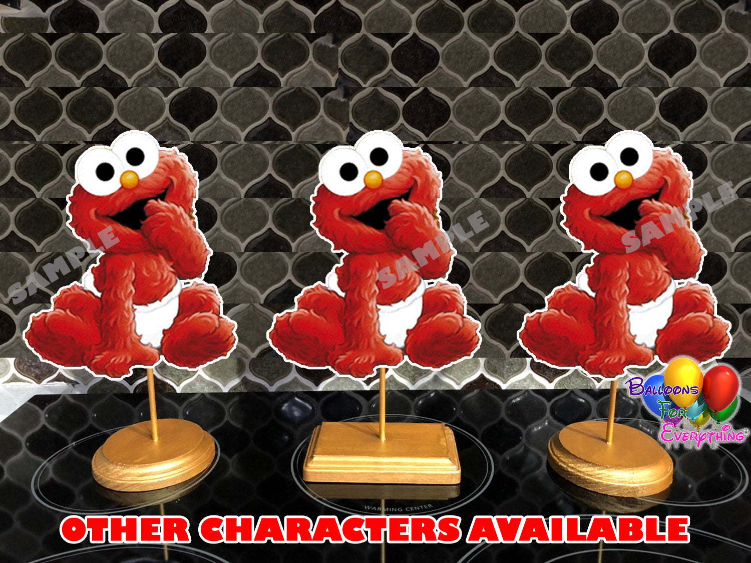 Baby Elmo Party Centerpieces