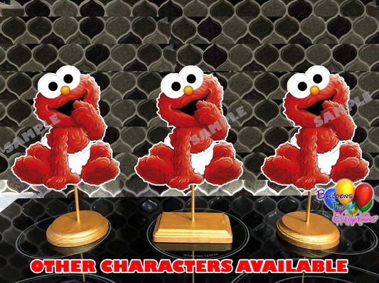 Baby Elmo Party Centerpieces