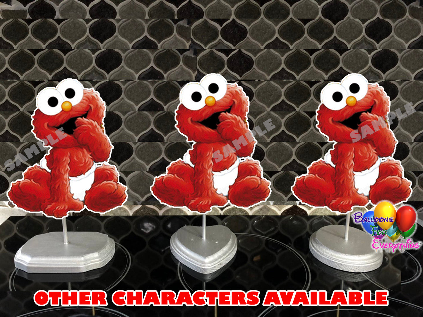 Baby Elmo Centerpieces