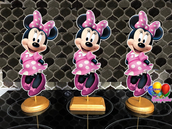 Disney Pink Minnie Mouse Party Centerpiece