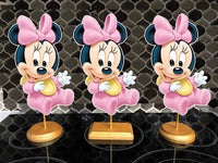 baby minnie mouse party centerpieces