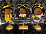 Yellow Suit Boss Baby Girl Centerpieces