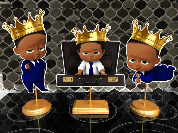 King Boss Baby Dark Skinned Centerpieces