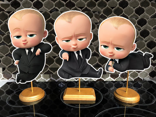 The Boss Baby 1st Birthday Party Centerpieces