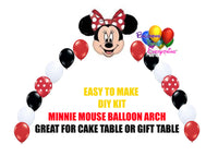 Red Minnie Mouse Balloon Arch DIY Kit