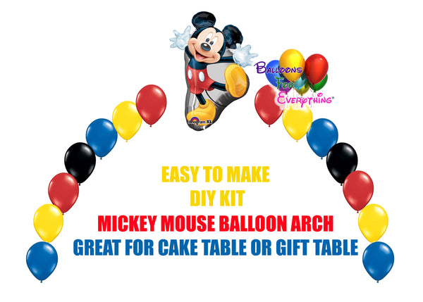 Mickey Mouse Clubhouse Birthday Balloon Arch